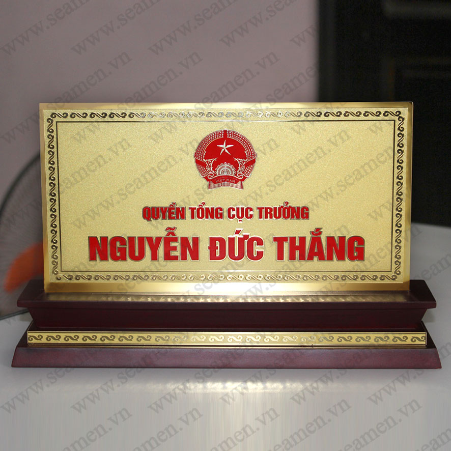 Biển chức danh để bàn 05
