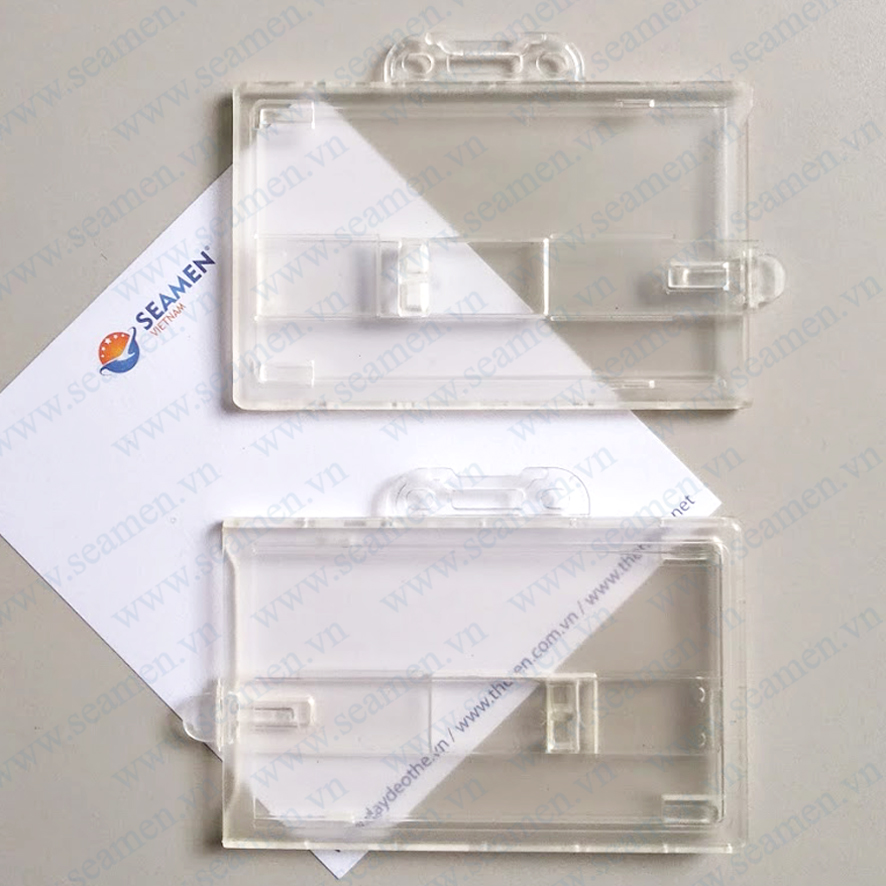 Bao đeo thẻ nhân viên Mica 01