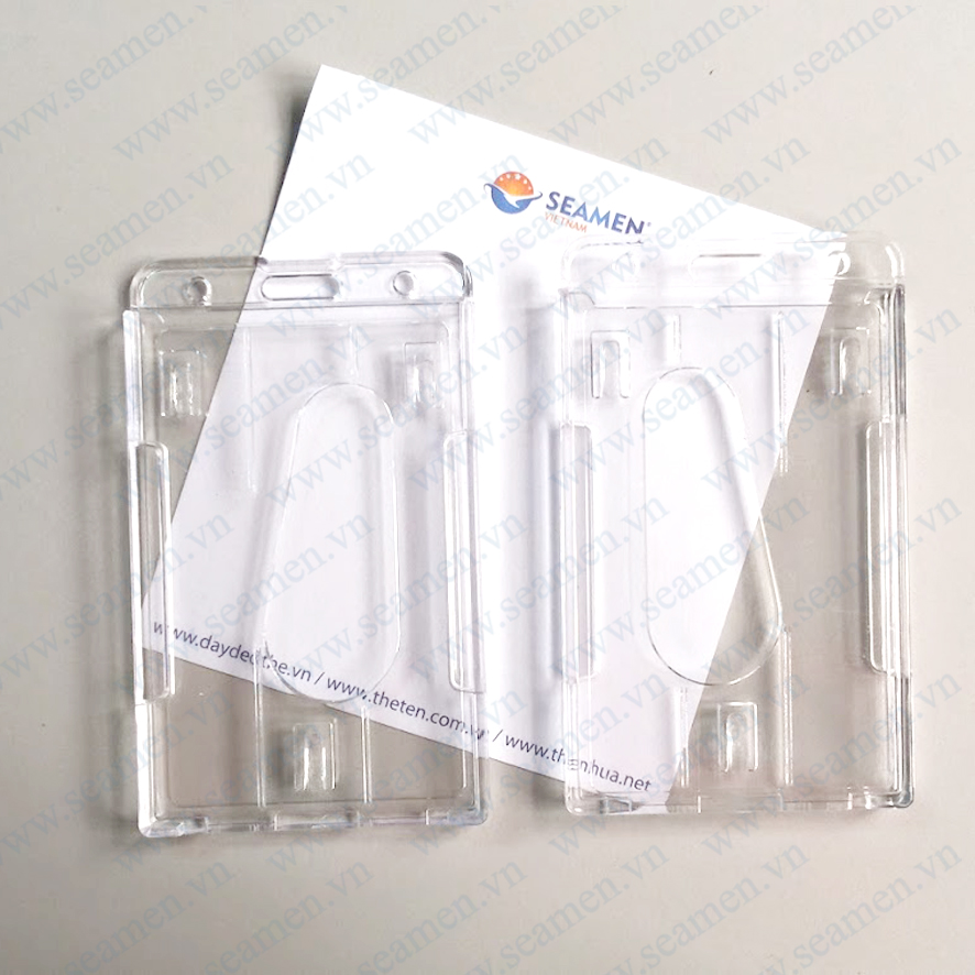Bao đeo thẻ nhựa mica 03