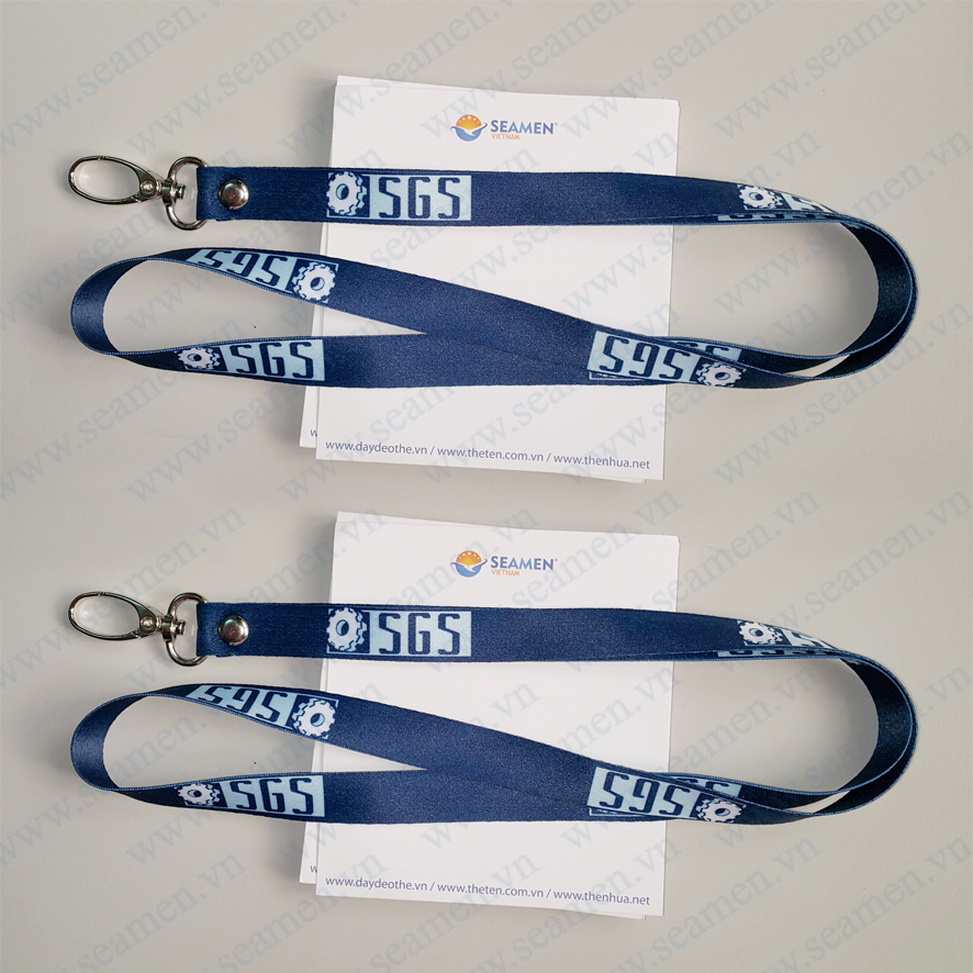 Dây đeo thẻ in chuyển nhiệt  011
