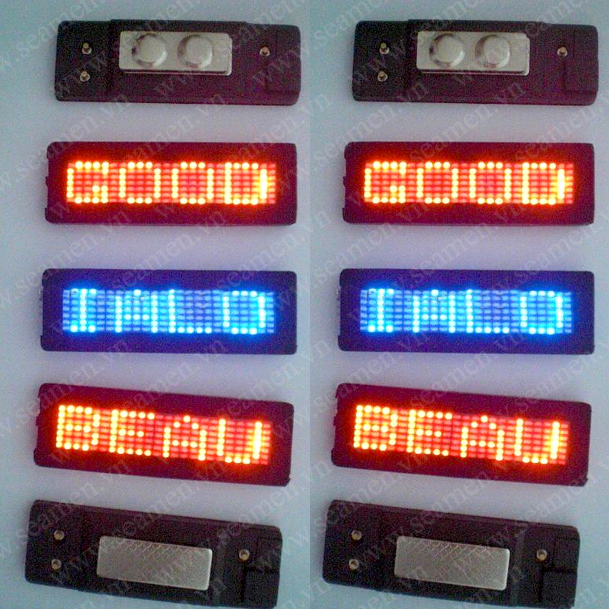 Thẻ nhân viên đèn LED 01