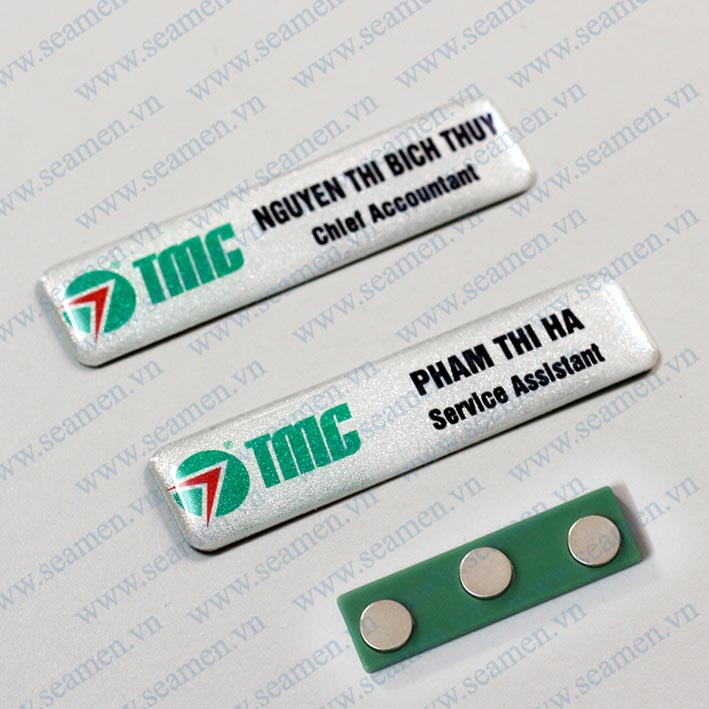 Thẻ tên nhân viên in phẳng 05