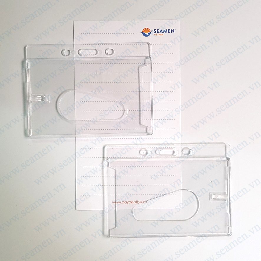 Bao đựng thẻ nhân viên mica 09
