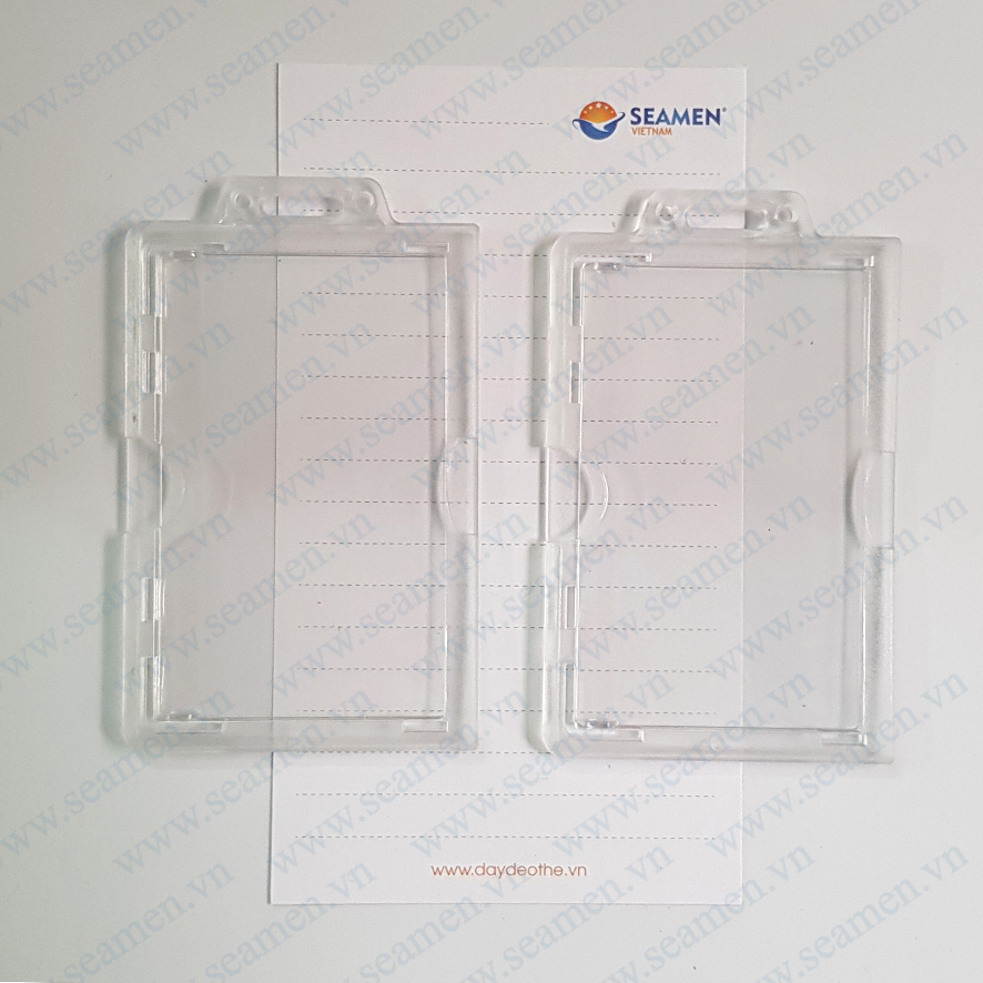 Bao đựng thẻ nhân viên mica 08