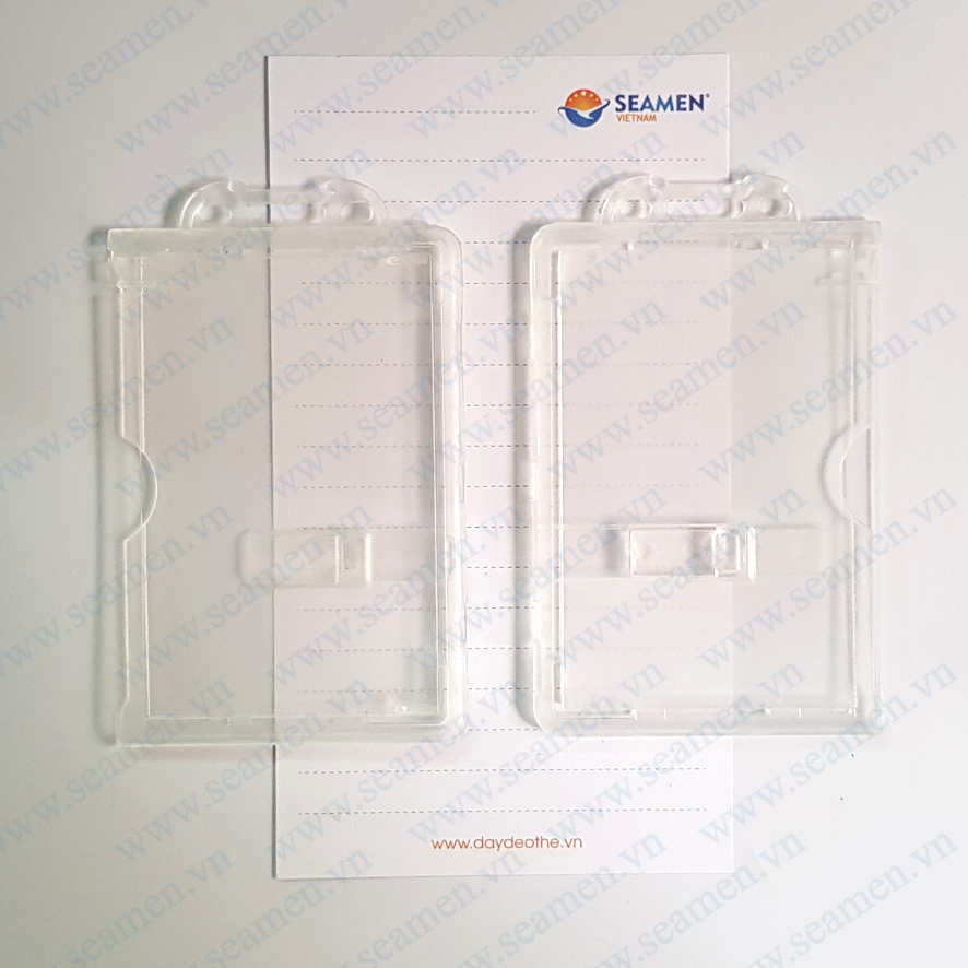 Bao đựng thẻ nhân viên mica 07