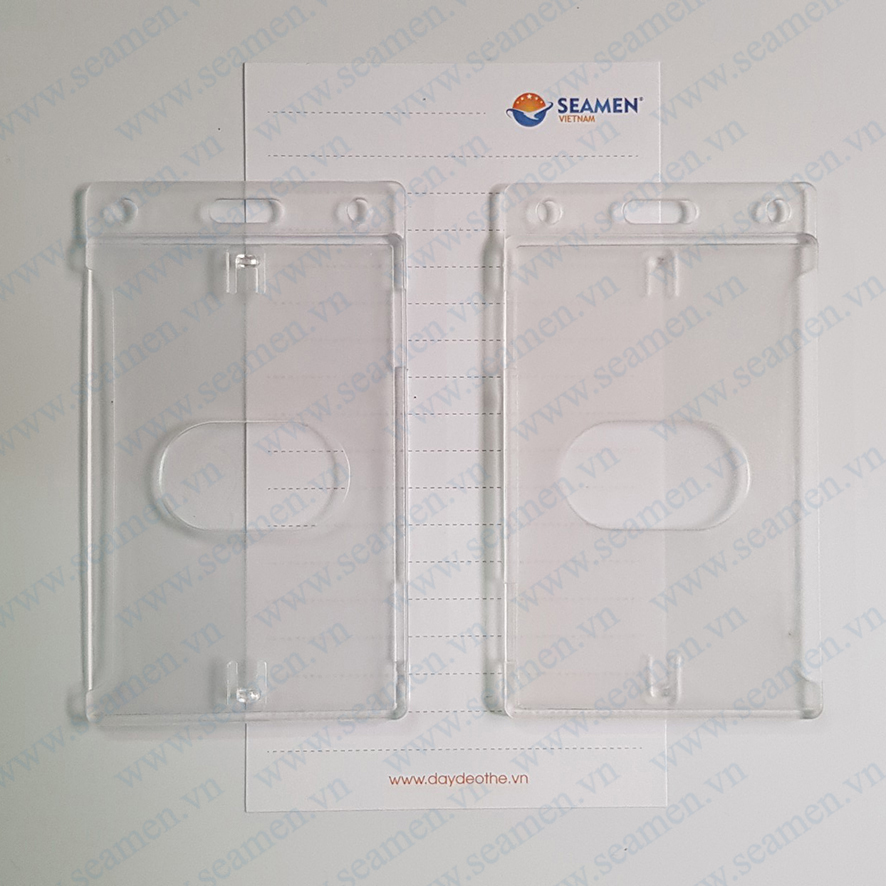 Bao đeo thẻ nhân viên Mica 02