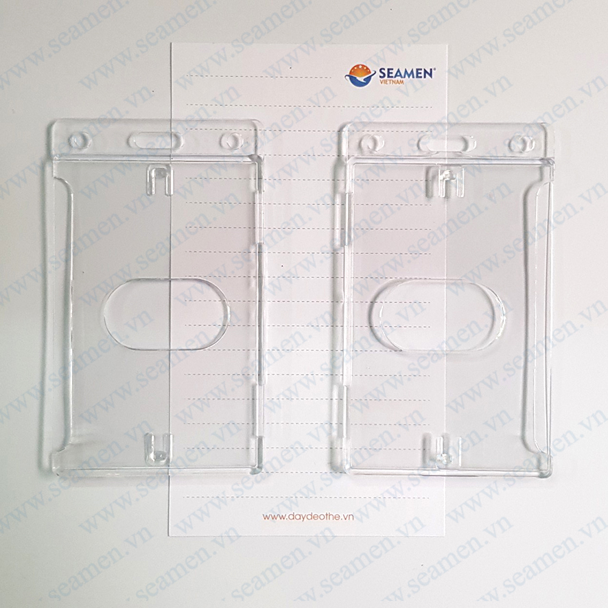 Bao đựng thẻ nhân viên mica 06